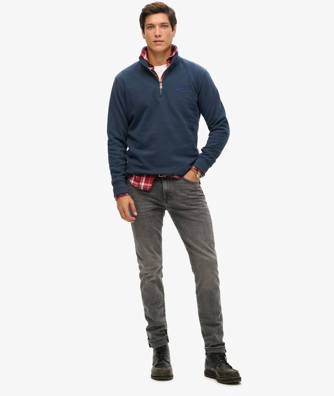 superdry Sudadera con cuello panadero con logotipo Essential Tienda
