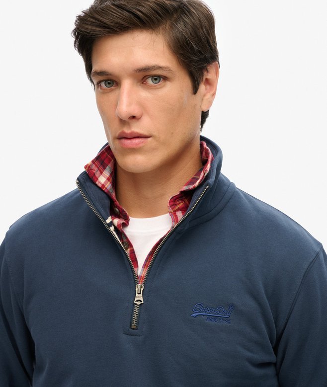 superdry Sudadera con cuello panadero con logotipo Essential Tienda