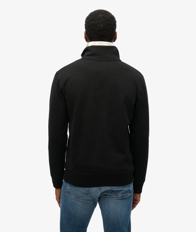 superdry Sudadera con cuello panadero con logotipo Essential Últimos 3 días