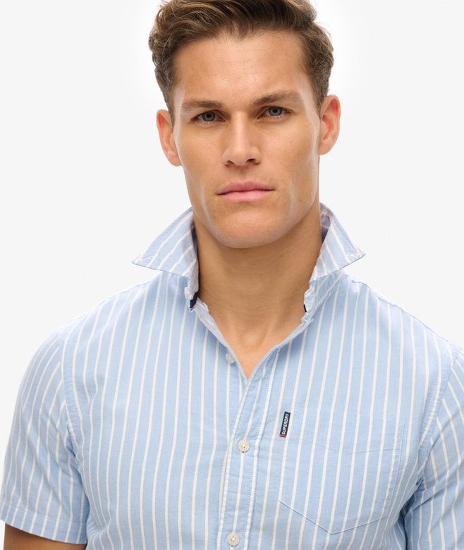 superdry Camisa Oxford de manga corta Precio de fábrica