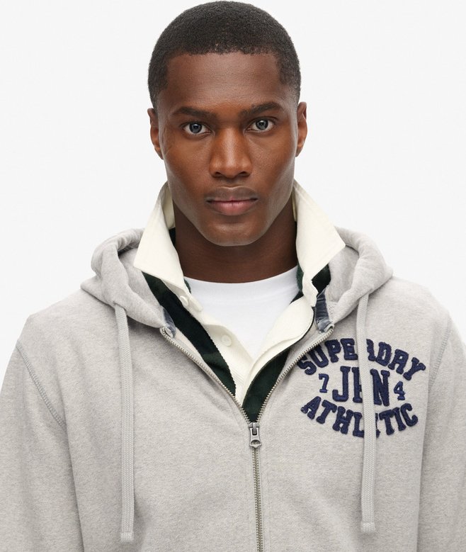 superdry Sudadera con capucha y cremallera Vintage Athletic Solo hoy