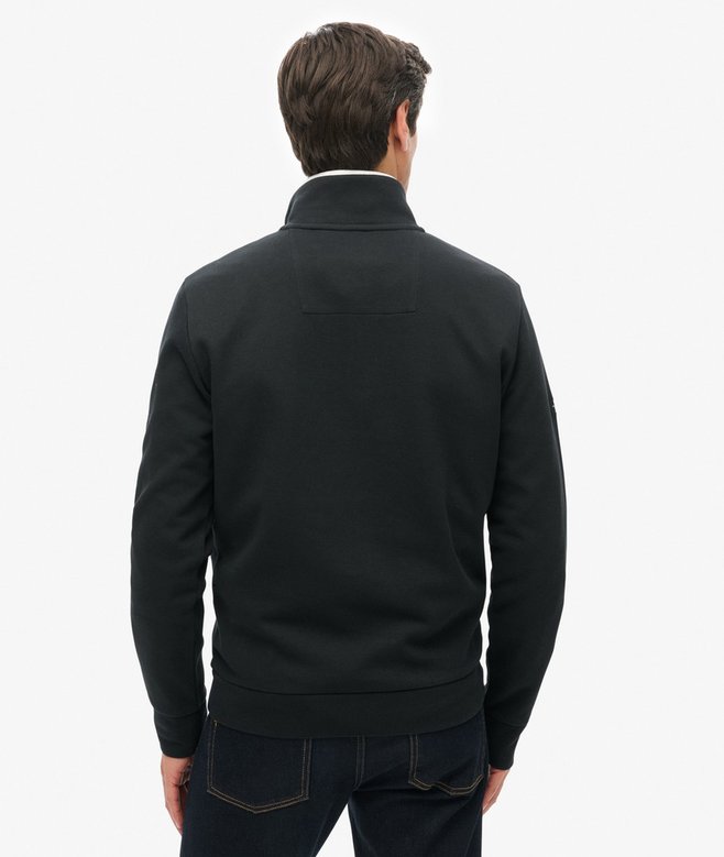 superdry Sudadera de piqué con media cremallera Core Oferta especial de fábrica