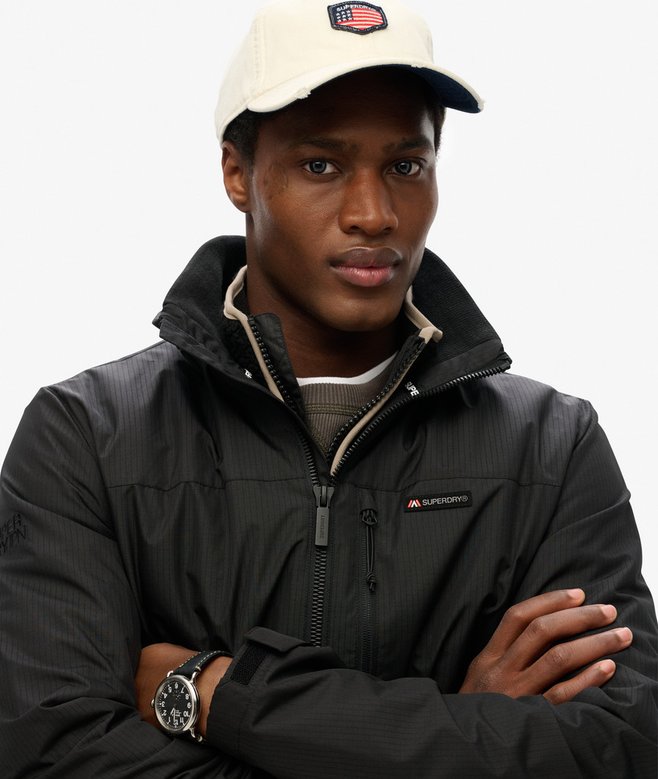 superdry Chaqueta cortavientos con logotipo sin capucha Promoción trimestral