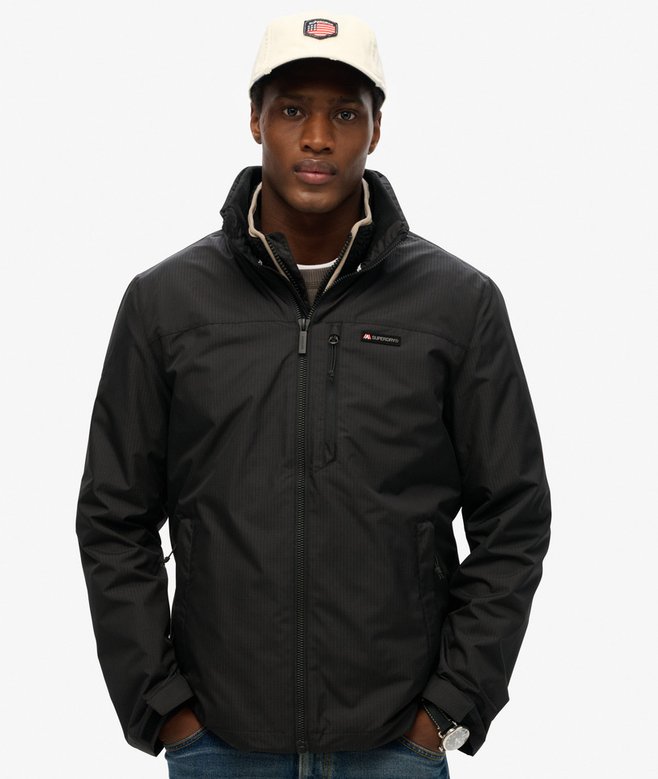superdry Chaqueta cortavientos con logotipo sin capucha Promoción trimestral