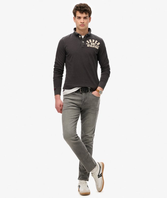 superdry Polo de manga larga Vintage Athletic Grandes descuentos