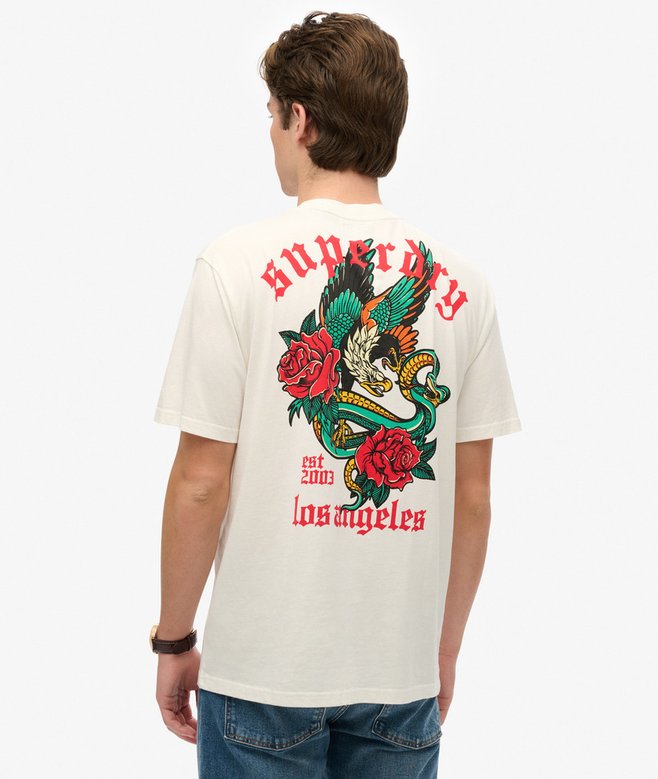 superdry Camiseta de corte holgado y manga corta Neo Trad Tattoo