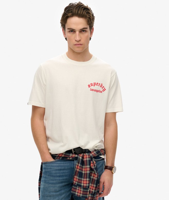 superdry Camiseta de corte holgado y manga corta Neo Trad Tattoo Libre de impuestos