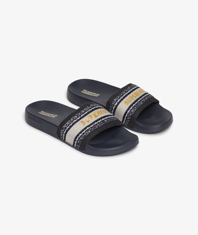 superdry Chanclas de piscina veganas de tira tejida Rebajas baratas