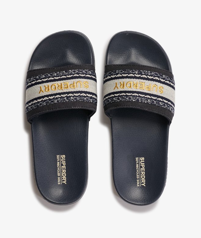 superdry Chanclas de piscina veganas de tira tejida Rebajas baratas