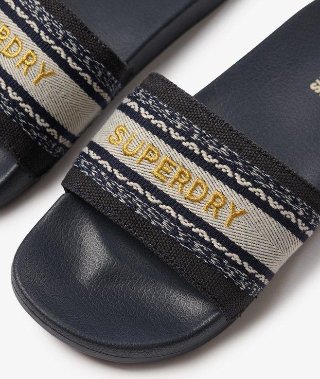 superdry Chanclas de piscina veganas de tira tejida Rebajas baratas