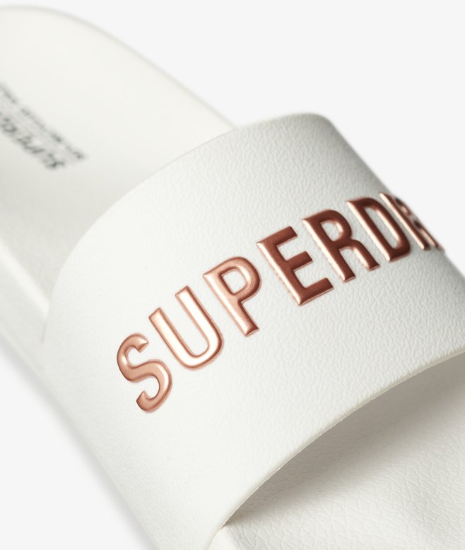 superdry Chanclas de piscina veganas con logo Tienda