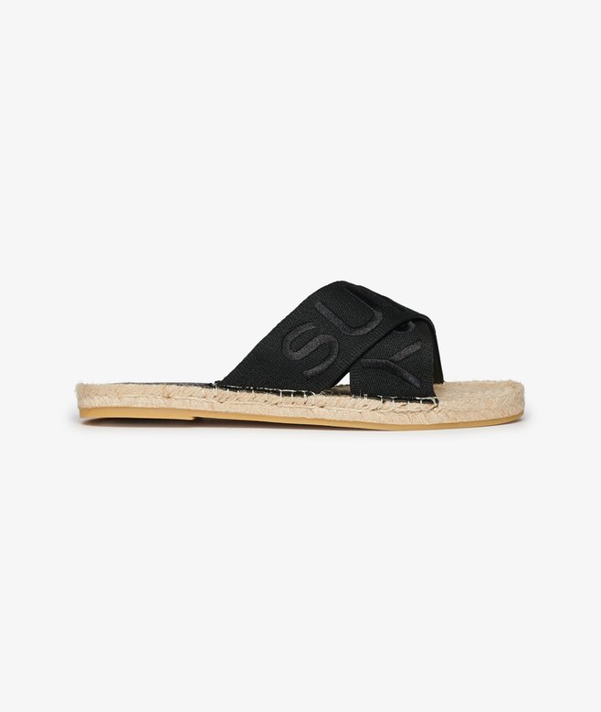 superdry Chanclas de tiras cruzadas estilo alpargata