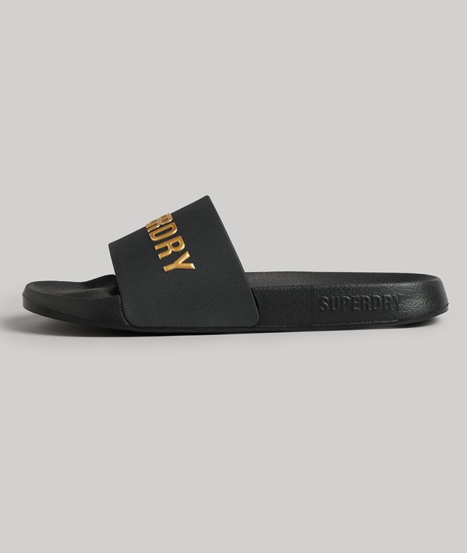 superdry Chanclas de piscina con logotipo CODE Tienda de fábrica