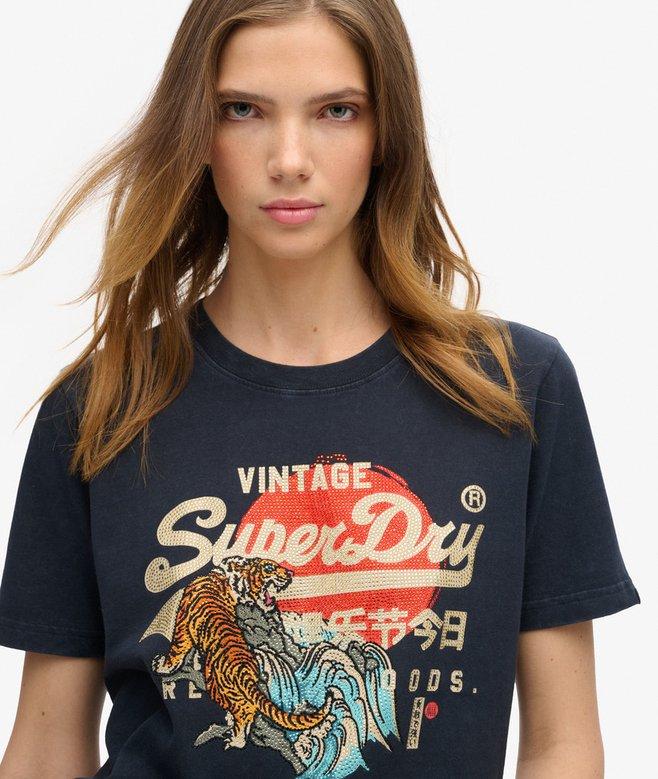 superdry Camiseta de corte relajado Tokyo Rebajas de fin de temporada