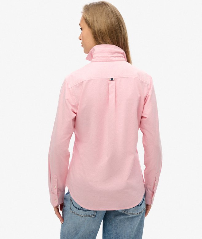 superdry Camisa Oxford de corte ajustado y manga larga Devoluciones gratuitas