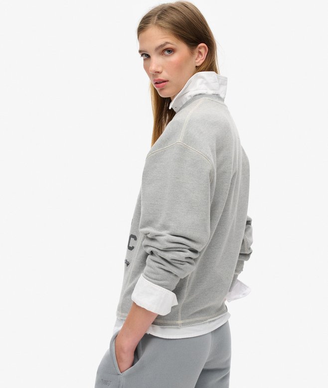 superdry Sudadera de corte holgado y cuello redondo Athletic Essentials En línea