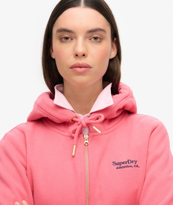 superdry Sudadera con capucha cremallera y logo Essential Outlet online