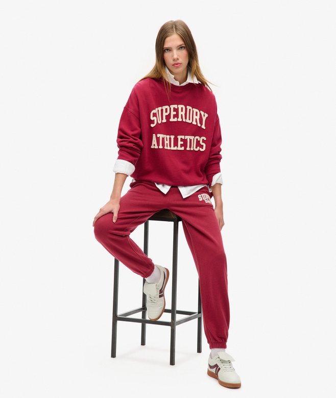 superdry Joggers de corte boyfriend Athletic Essentials Rebajas baratas
