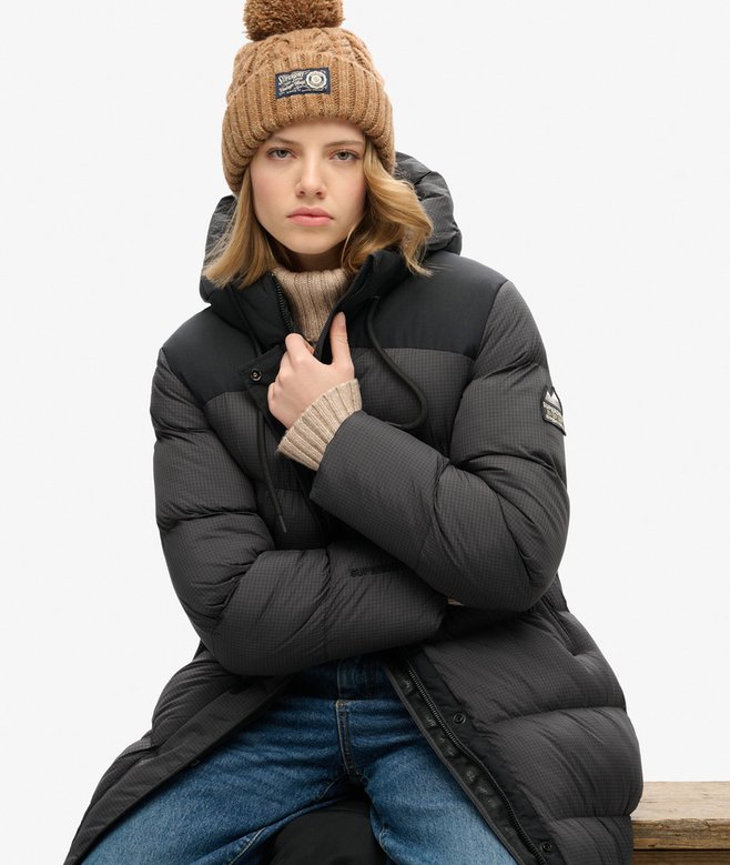superdry Abrigo largo acolchado Rip-Stop Rebajas de fábrica
