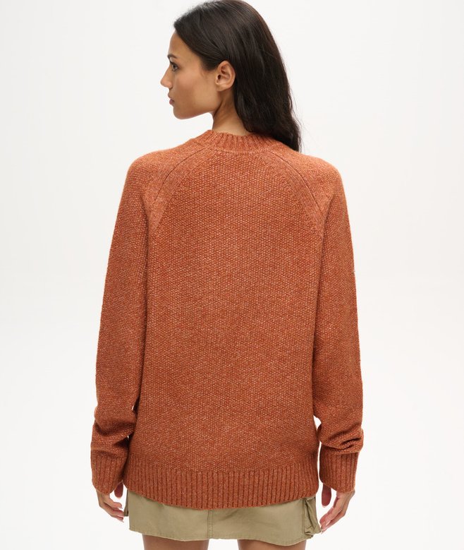 superdry Jersey raglán grueso extragrande Descuento
