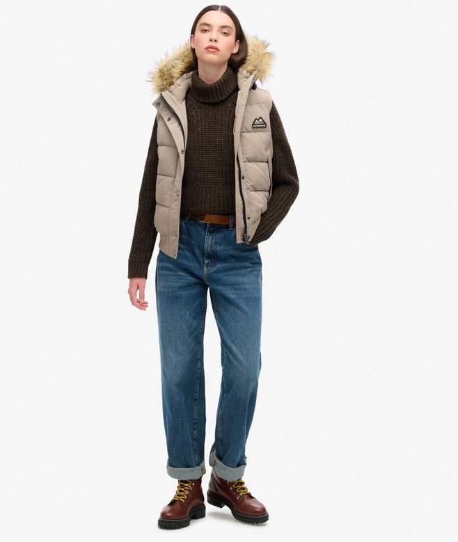 superdry Chaleco de pelo sintético Everest Tienda