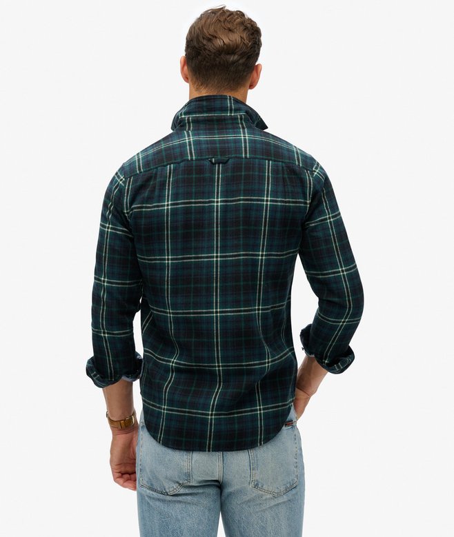 superdry Camisa de leñador de algodón de manga larga ÚLTIMAS EDICIONES