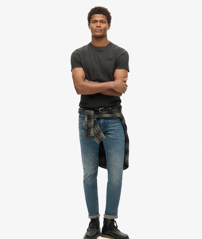 superdry Camiseta de algodón orgánico con logotipo Essential Últimos 2 días
