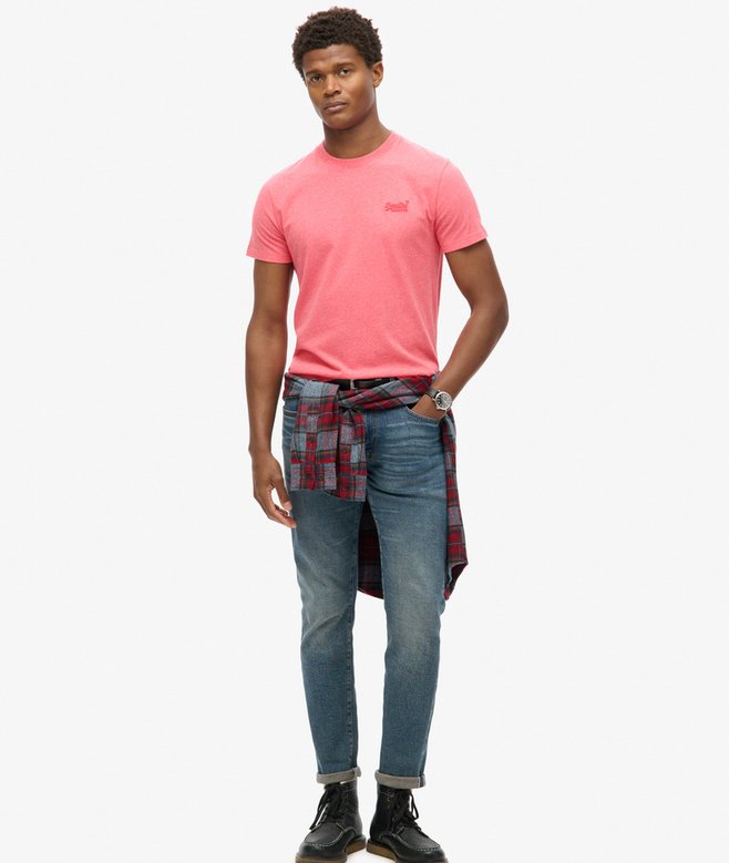 superdry Camiseta de algodón orgánico con logotipo Essential Último día