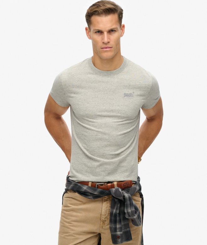 superdry Camiseta de algodón orgánico con logotipo Essential
