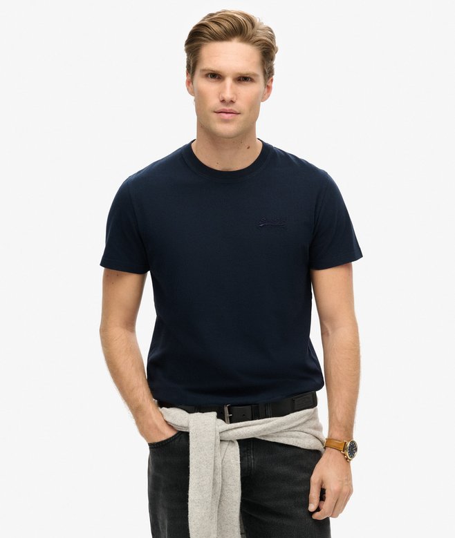 superdry Camiseta de algodón orgánico con logotipo Essential