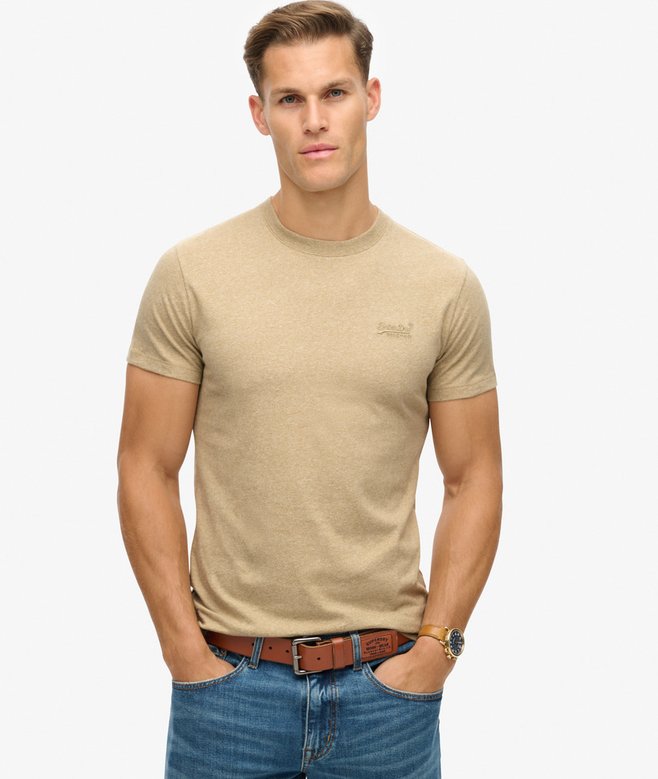 superdry Camiseta de algodón orgánico con logotipo Essential