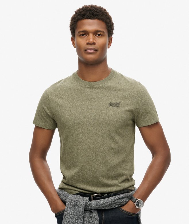 superdry Camiseta de algodón orgánico con logotipo Essential