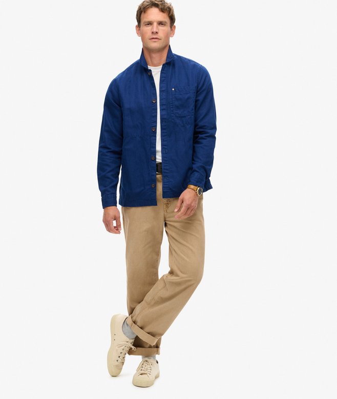 superdry Sobrecamisa de mezcla de lino Merchant Store Ahorra y exporta