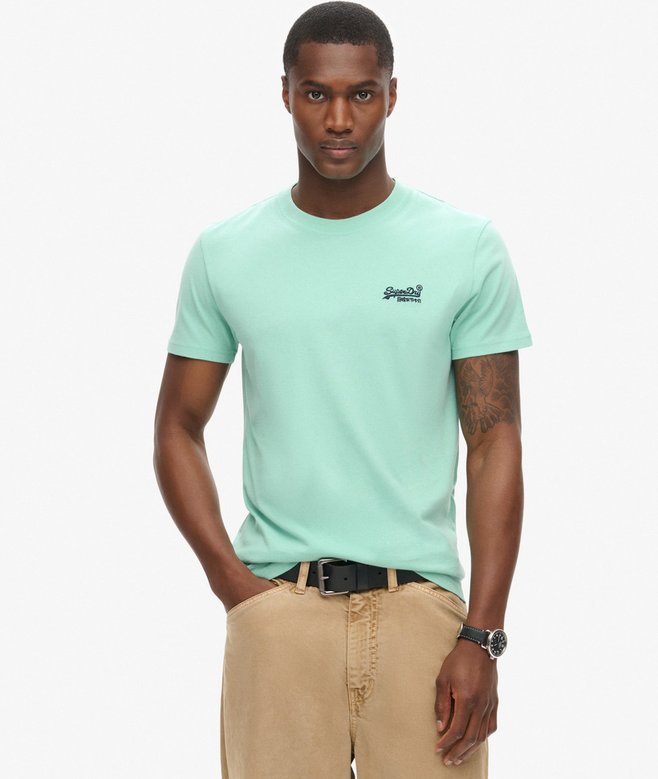 superdry Camiseta de algodón orgánico con logotipo Essential