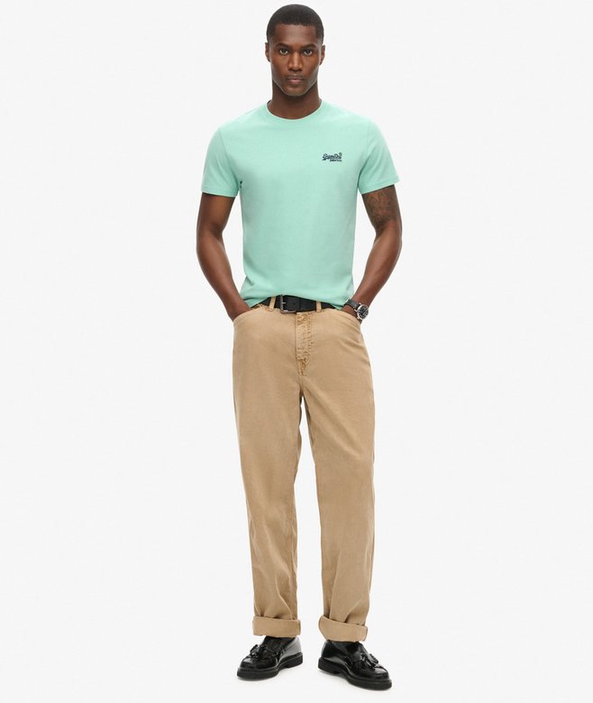 superdry Camiseta de algodón orgánico con logotipo Essential Grandes ahorros