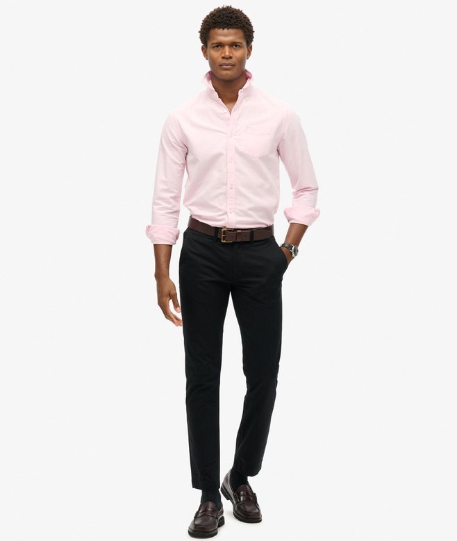superdry Camisa Oxford de manga larga Devoluciones gratuitas