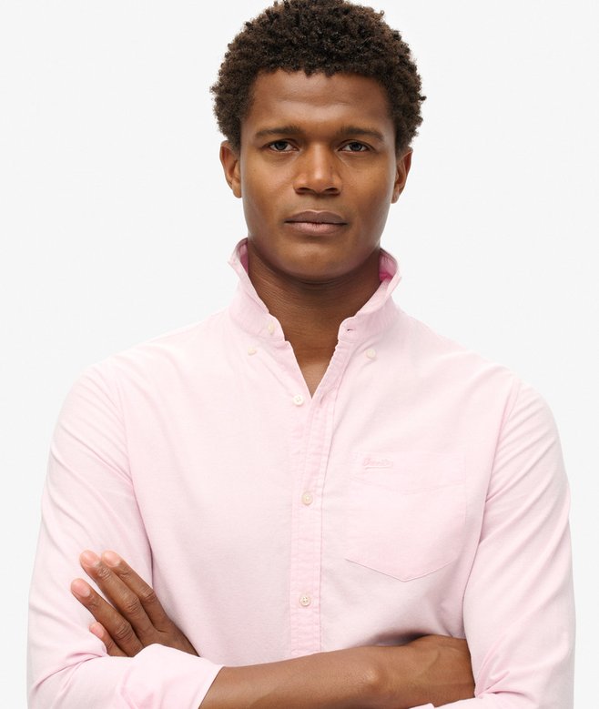 superdry Camisa Oxford de manga larga Devoluciones gratuitas