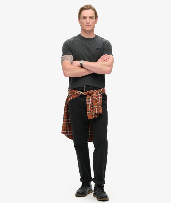 superdry Camiseta de algodón orgánico con logotipo Essential 2025