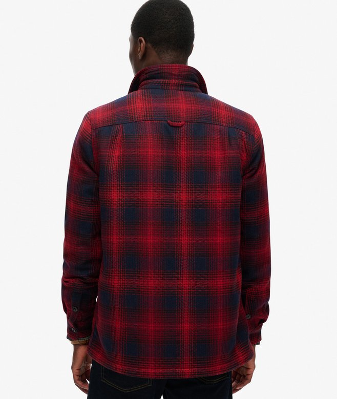 superdry Sobrecamisa a cuadros de lana forrada de tejido polar Outlet