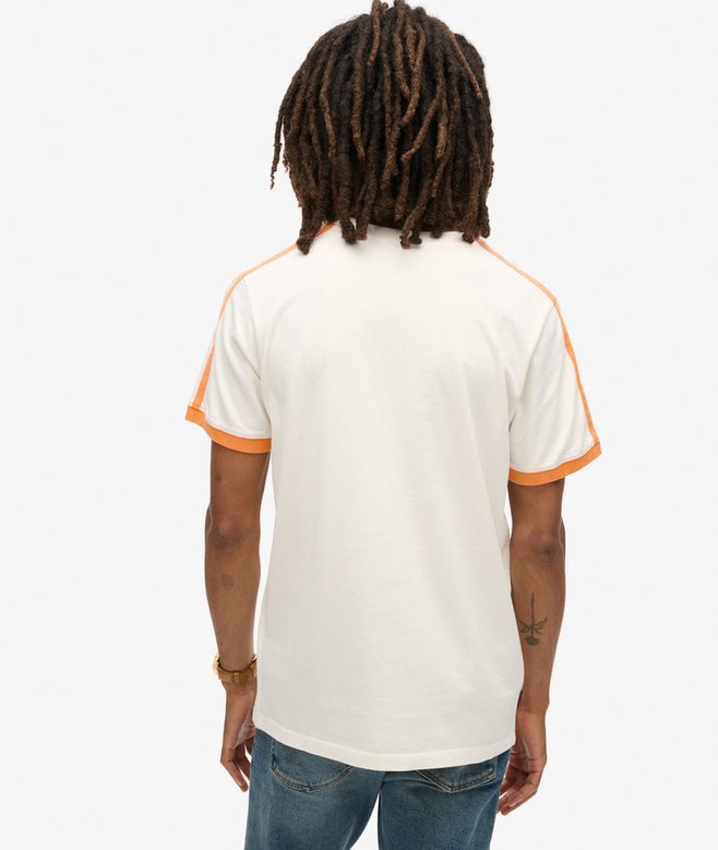 superdry Camiseta retro de manga corta a rayas con logo Essential Rebajas
