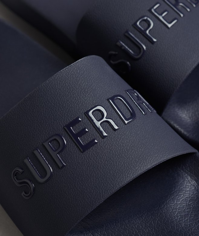 superdry Chanclas de piscina con logotipo CODE Rebajas de fábrica