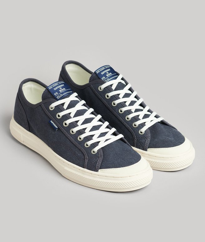 superdry Zapatillas deportivas veganas de lona y caña baja Superdescuento