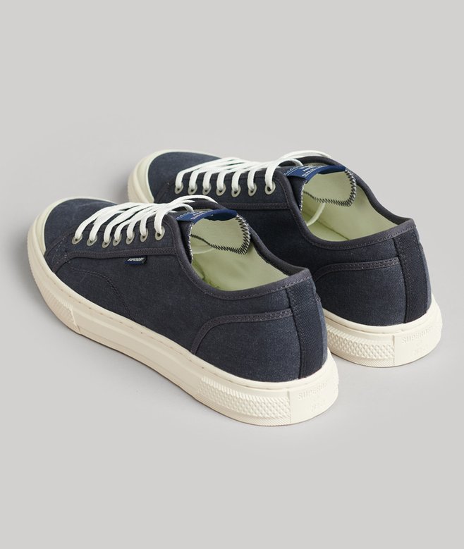 superdry Zapatillas deportivas veganas de lona y caña baja Superdescuento