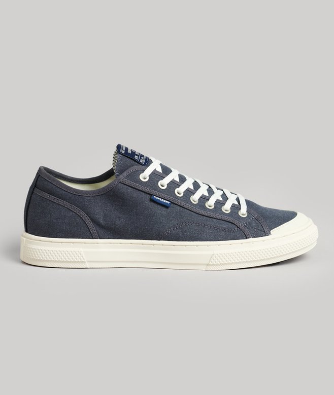 superdry Zapatillas deportivas veganas de lona y caña baja Superdescuento