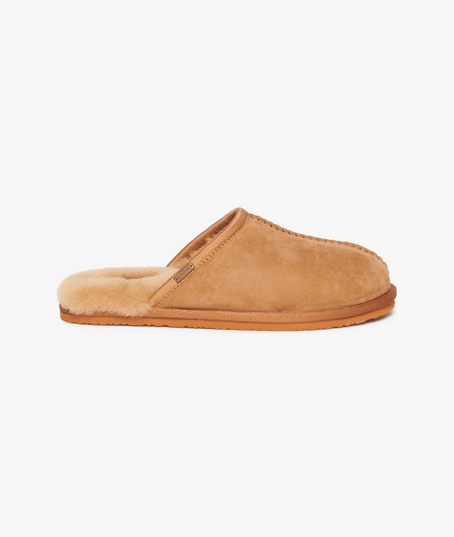 superdry Pantuflas sin talón de ante
