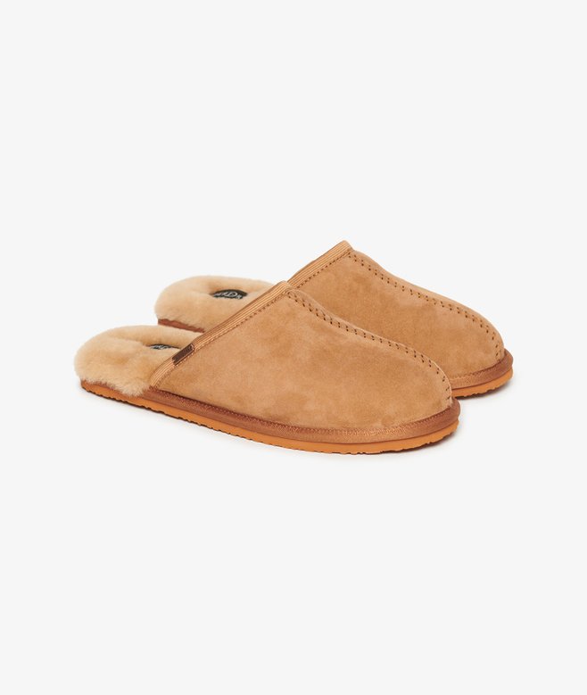 superdry Pantuflas sin talón de ante Ahorra y exporta