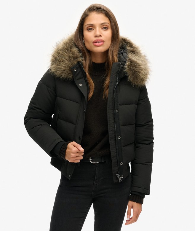 superdry Cazadora bómber con capucha Everest