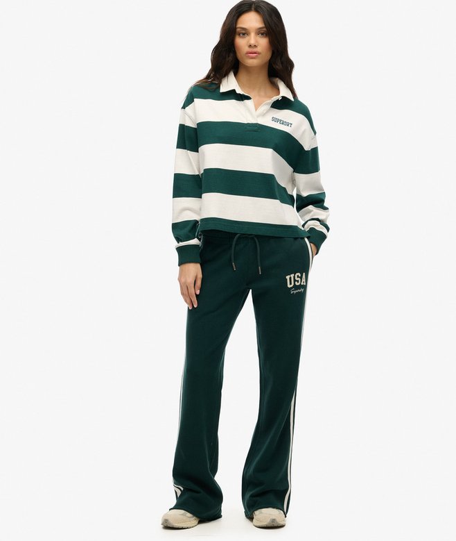 superdry Joggers acampanados con rayas Athletic Essentials