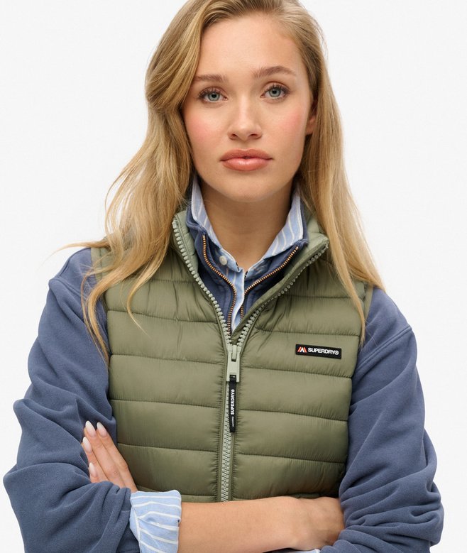superdry Chaleco acolchado Fuji Lite Venta caliente