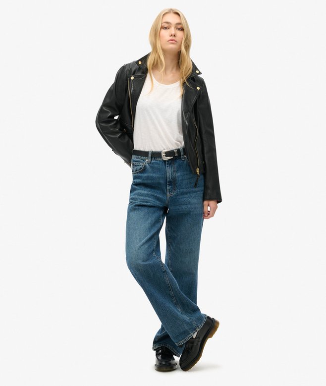 superdry Camiseta sin mangas con amplio escote redondo En oferta